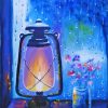 Rain Window Diamond Painting