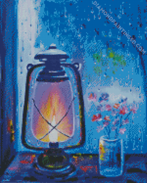 Rain Window Diamond Painting