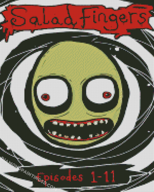 Salad Fingers Animation Diamond Painting