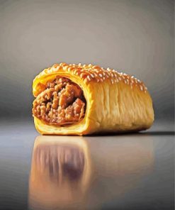 Sausage Roll Reflection Diamond Painting