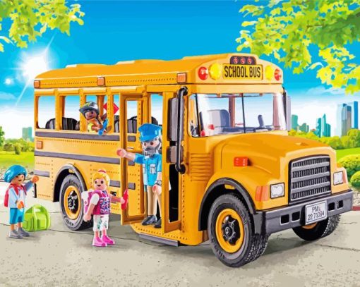 School Bus Diamond Painting