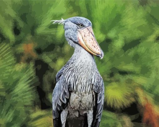 Shoebill Stork Animal Diamond Painting