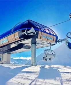 Ski Lift Diamond Painting