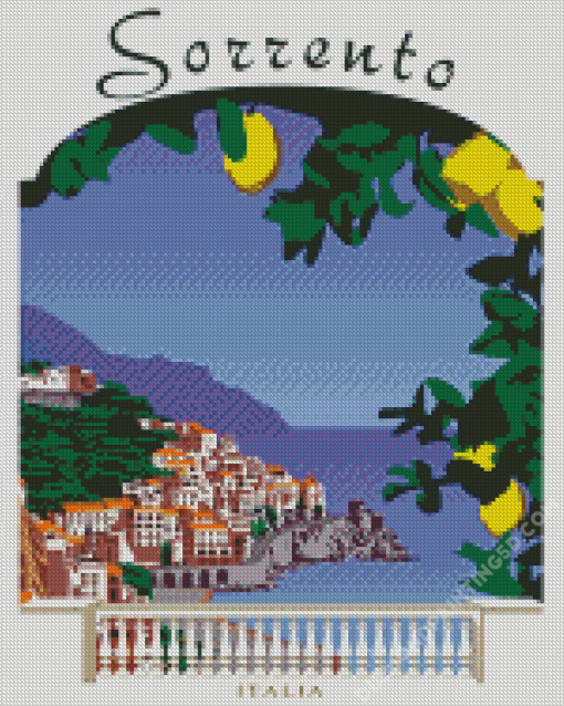 Sorrento Italy Poster Diamond Painting