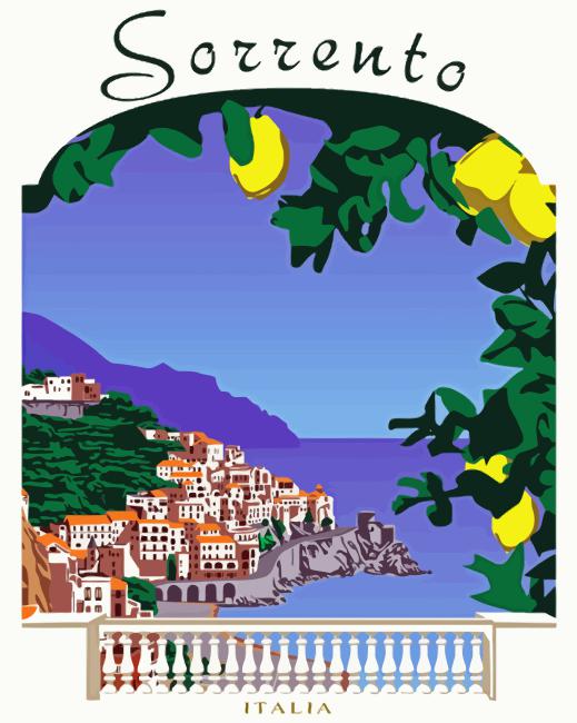 Sorrento Italy Poster Diamond Painting