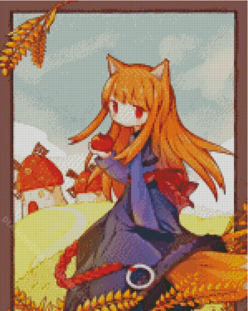 Spirit Wolf Holo Diamond Painting