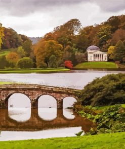 Stourhead National Park Bridge Diamond Painting