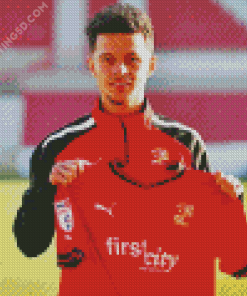 Swindon FC Team Footballer Diamond Painting