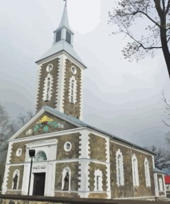 Taurage Church Diamond Painting