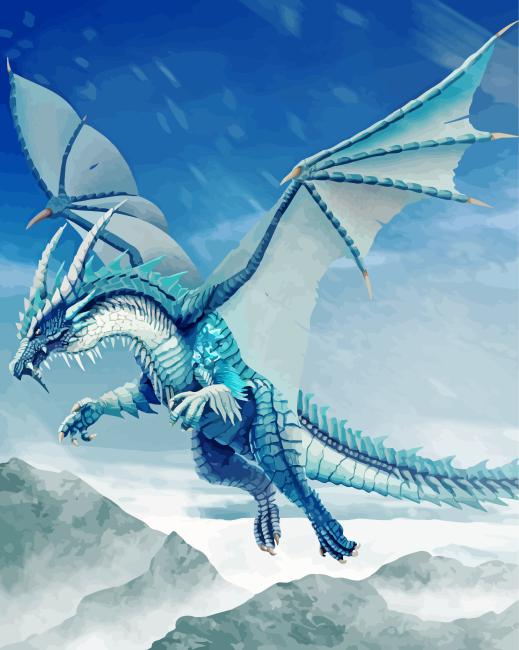 The Ice Dragon Diamond Painting