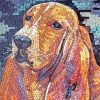 The Mosaic Dog Diamond Painting