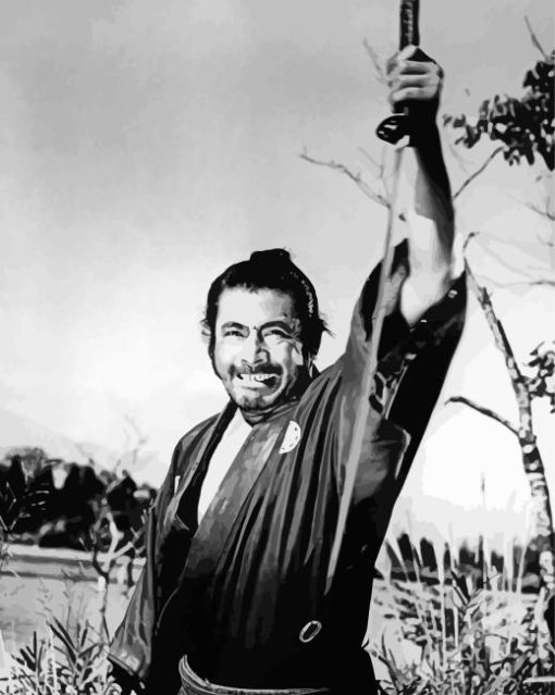 Toshiro Mifune Diamond Painting