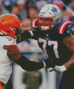 Trent Brown Patriots Player Diamond Painting