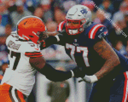 Trent Brown Patriots Player Diamond Painting