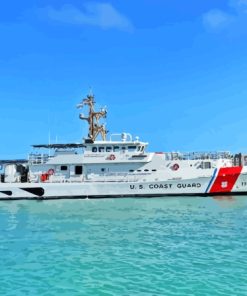 US Coast Guard Armed Force Ship Diamond Painting