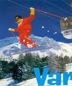 Vars Alps Ski Diamond Painting