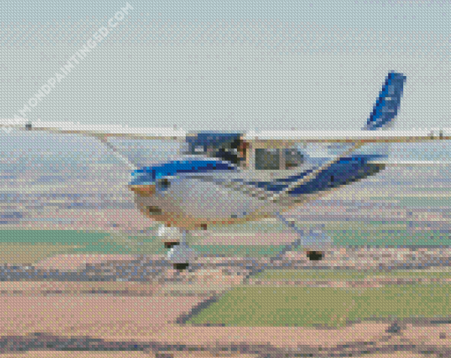 Cessna 182 Airplane Diamond Painting