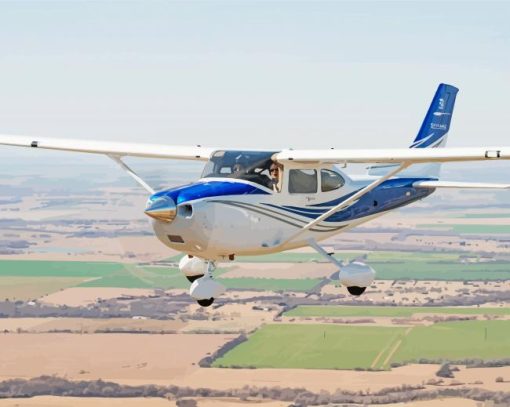 Cessna 182 Airplane Diamond Painting