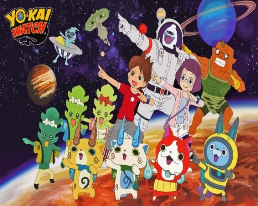 Yo Kai Watch Anime Characters Diamond Painting