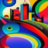 Abstract City Diamond Painting