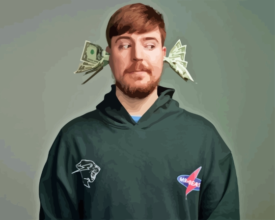 Aesthetic Mr Beast Diamond Painting