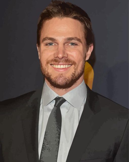 Aesthetic Stephen Amell Actor Diamond Painting