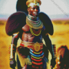 Aesthetic Zulu Man Diamond Painting