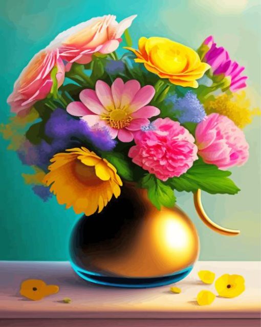 Aesthetic Flowers Diamond Painting