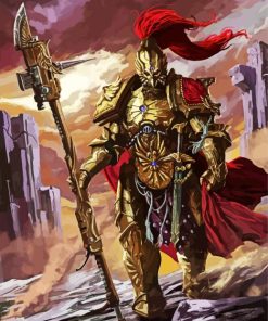 Aesthetic Adeptus Custodes Diamond Painting