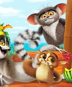 All Hail King Julien Diamond Painting