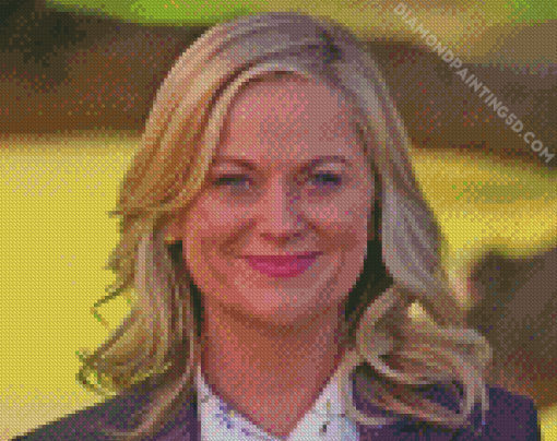 Amy Poehler As Leslie Knope Diamond Painting