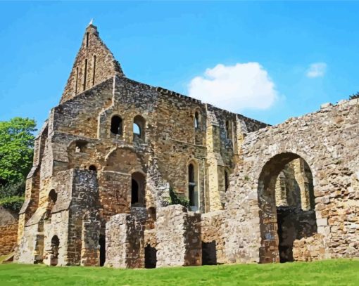 Battle Abbey Hastings Diamond Painting