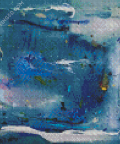 Blue Color Field Diamond Painting