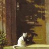 Broken Arm Cat By Michael Sowa Diamond Painting