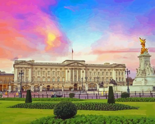 Aesthetic Buckingham Palace Diamond Painting