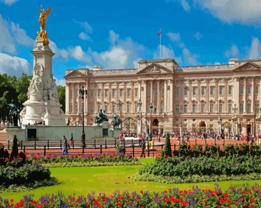 Buckingham Palace London Diamond Painting