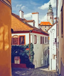 Cesky Krumlov Alleys Diamond Painting