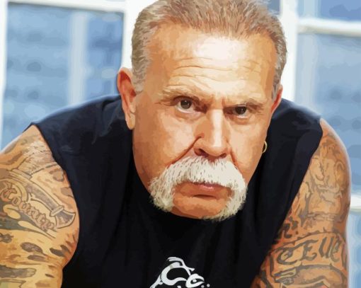 Chopper Paul Teutul Diamond Painting