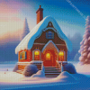 Cool Christmas House Diamond Painting