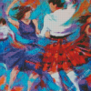 Couple Highland Dancers Diamond Painting