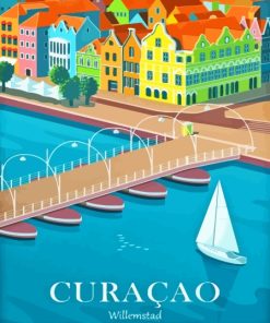 Curacao Poster Diamond Painting