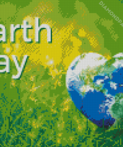 Earth Day Illustration Diamond Painting