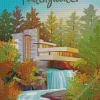 Fallingwater Poster Diamond Painting