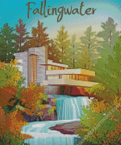 Fallingwater Poster Diamond Painting