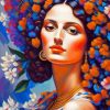 Floral Lady Diamond Painting