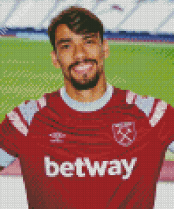 Football Lucas Paqueta Diamond Painting