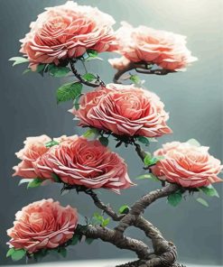 Flowers Tree Diamond Painting