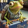 Frog Traveler Diamond Painting