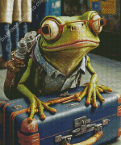 Frog Traveler Diamond Painting