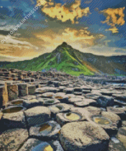 Giants Causeway Landscape Diamond Painting